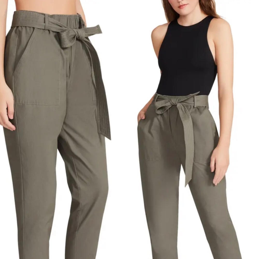 Tie Up Belted Cargo Pant
